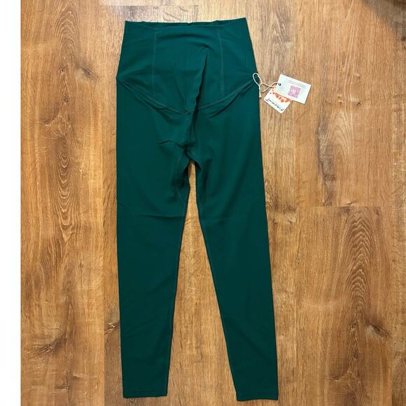 NWT Free People Movement x Hatch Never Better Maternity Leggings Green Size XS - Picture 3 of 7